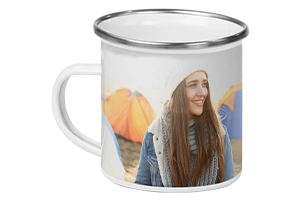 Enamel Photo Mug