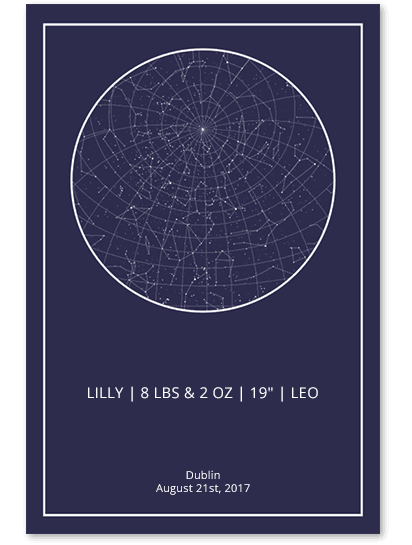 personalised star map